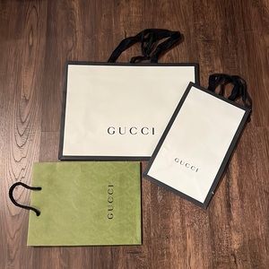 Gucci shopping bags